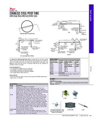 Thumbnail of document Data Sheet - 160 Stainless Steel Pitot Tube